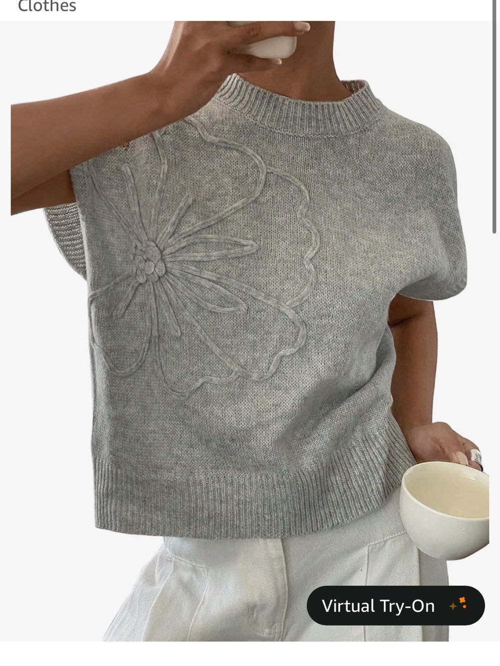 Sleeveless sweater